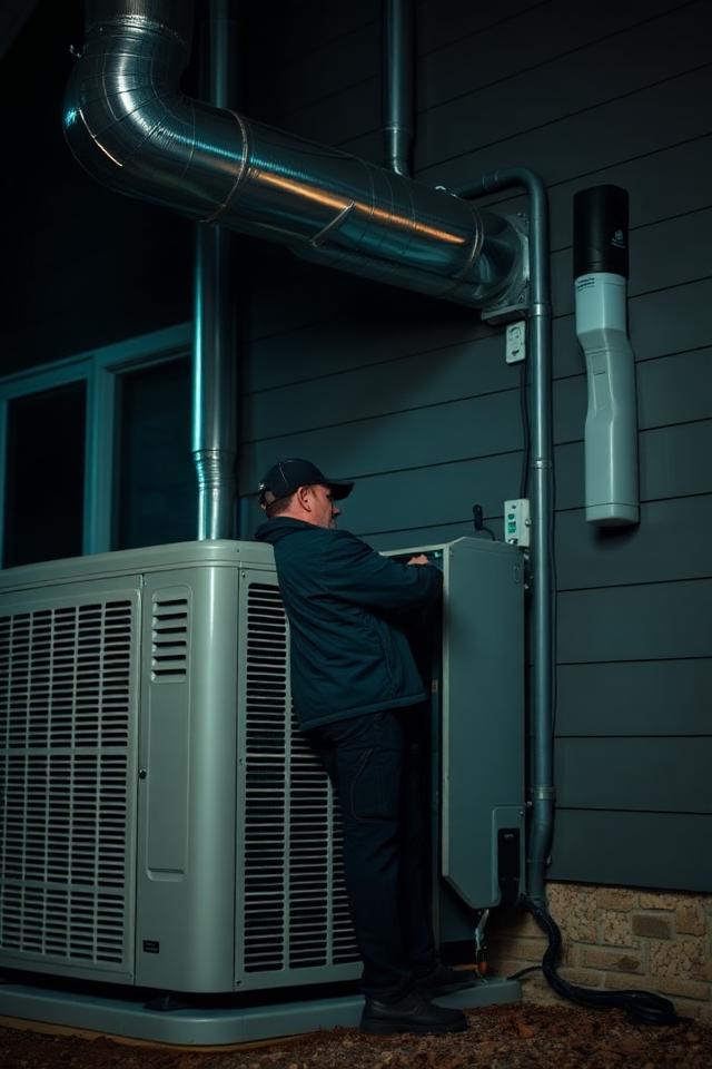 HVAC — Heat pump install + full ductwork replacement